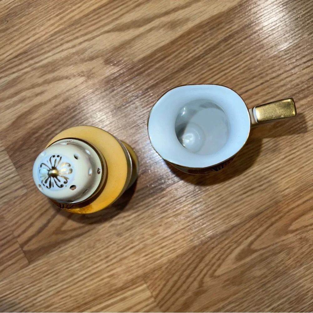 Vintage Noritake Tree In The Meadow Cream‎ Powder Sugar Shaker Muffineer